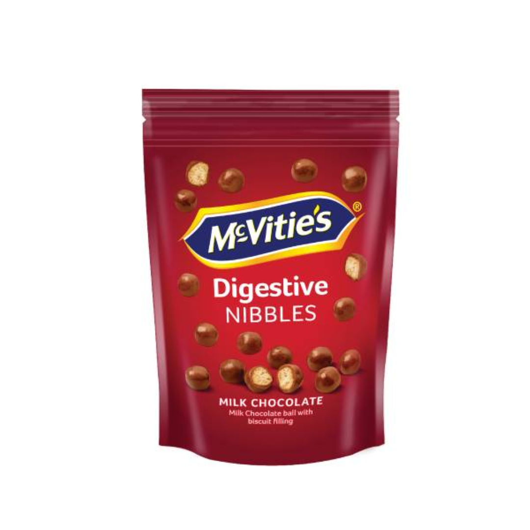 MCVITIES DIGESTIVE NIBBLES MILK CHOC 80G